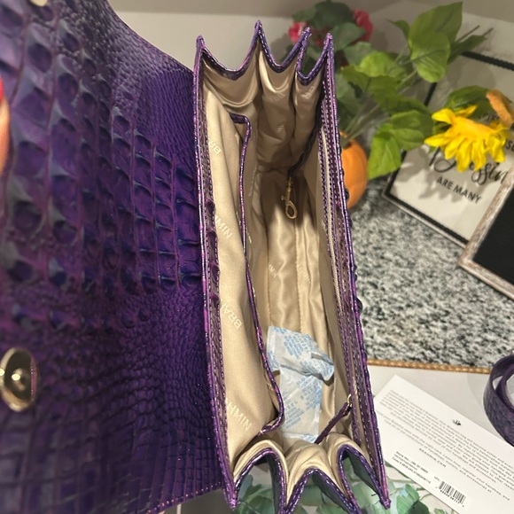 Brahmin Royal Purple Hallie - Picture 16 of 16